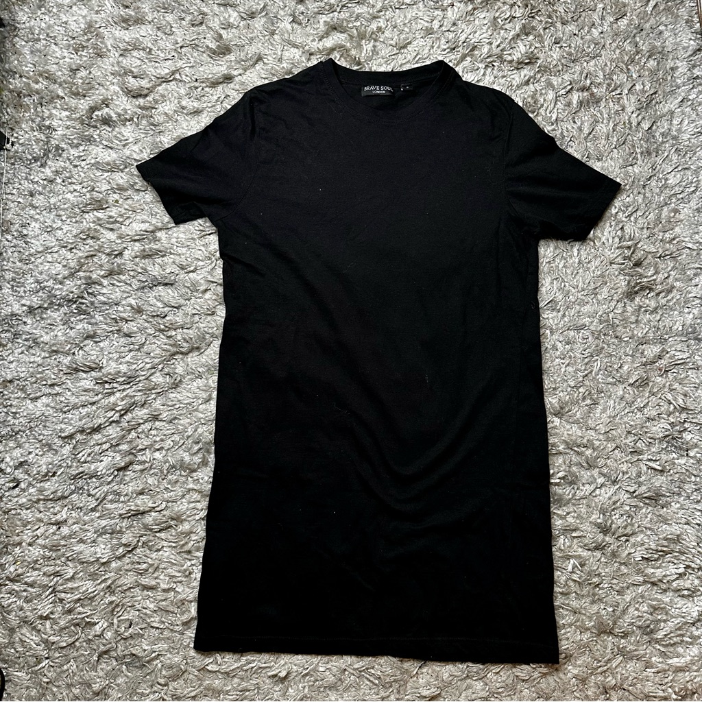 Black T-Shirt Mini Dress Nwot